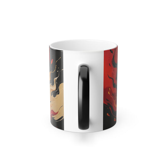 Mug - Fire Art Color Morphing 11oz